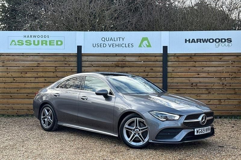 Used Mercedes CLA220 AMG line 190 HP (139 kW) 2019 Grey Sedan