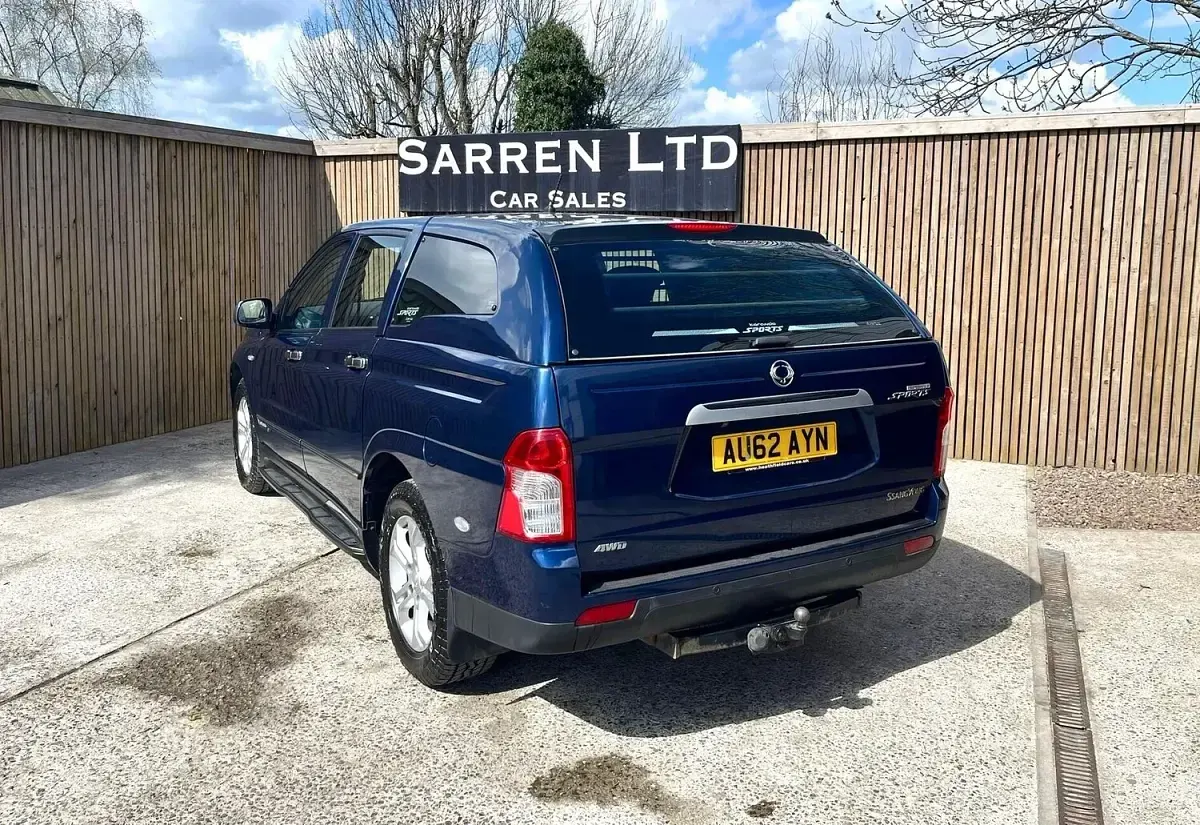Used SsangYong Korando 175 HP (128 kW) 2012 Blue SUV