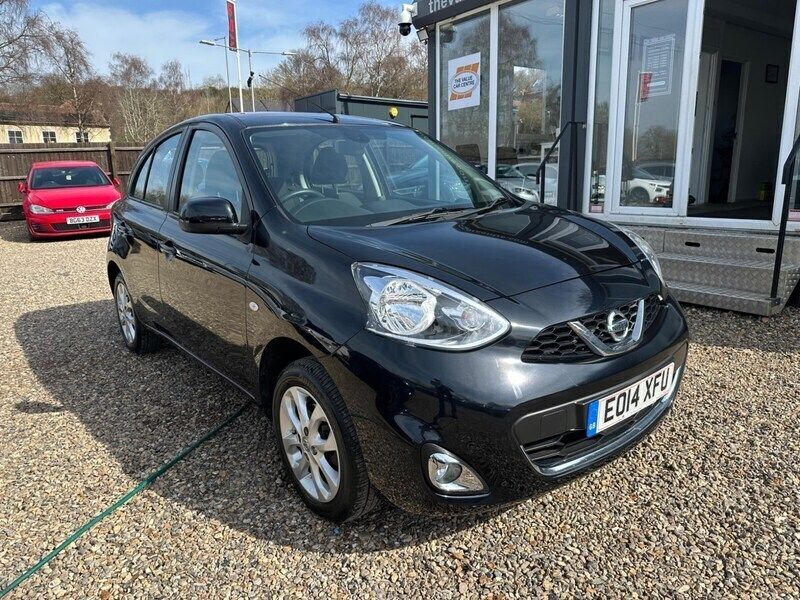 Black Used 2014 Nissan Micra Acenta Hatchback | £6,490 (A bit pricey) - Image 1/4
