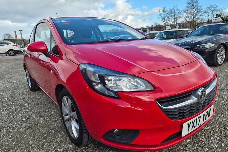Used Vauxhall Corsa 75 HP (55 kW) 2017 Red Hatchback
