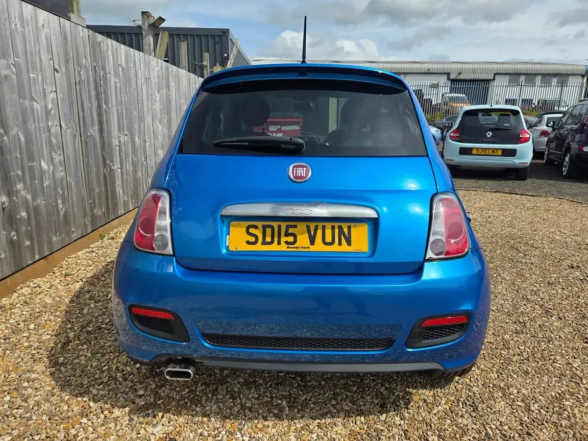 Used Fiat 500S S 2015 Blue Hatchback