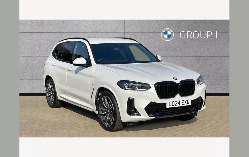 White Used 2024 BMW X3 M Sport SUV | £38,695 (Fair price) - Image 1/4
