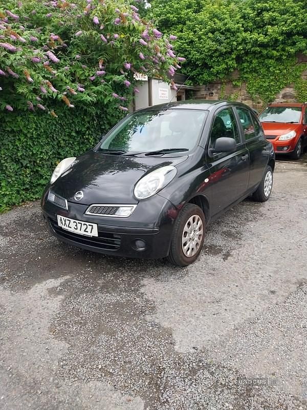 Black Used 2010 Nissan Micra Visia Hatchback | £1,595 (Fair price) - Image 1/4