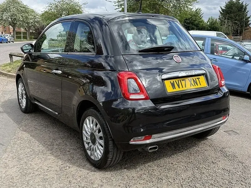 Used Fiat 500 Lounge 69 HP (50 kW) 2017 Crossover black Hatchback
