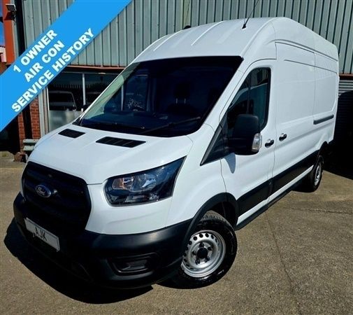 White Used 2022 Ford Transit S Van | £13,674 (Good price) - Image 1/4