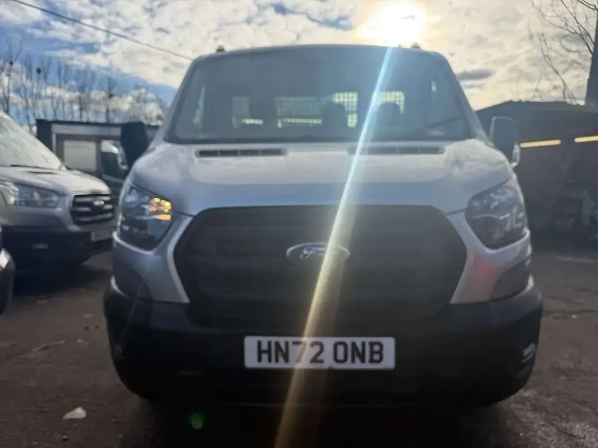 Used Ford Transit 130 HP (95 kW) 2022 White Cabriolet