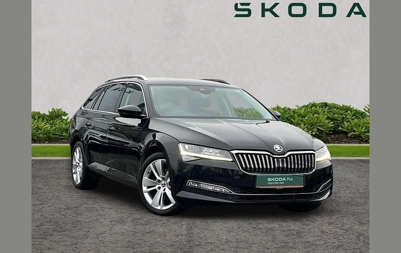 Black Used 2020 Skoda Superb SE L Estate | £19,995 (Fair price) - Image 1/4