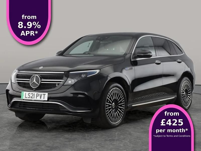 Black Used 2021 Mercedes EQC400 AMG line SUV | £27,646 (Fair price) - Image 1/4