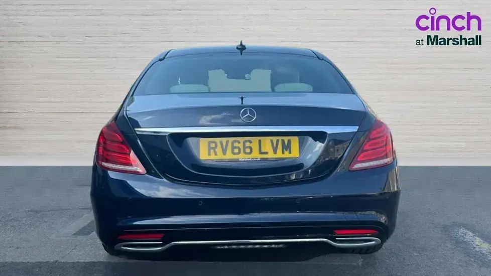 Used Mercedes S350 AMG line 258 HP (189 kW) 2016 Blue Sedan