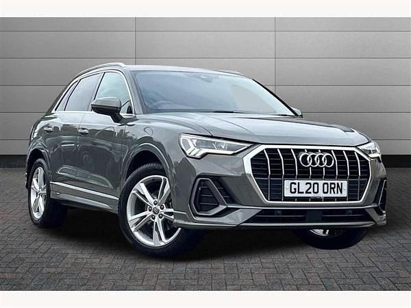 Grey Used 2020 Audi Q3 S-Line SUV | £25,195 (Fair price) - Image 1/4