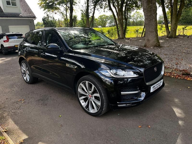Black Used 2017 Jaguar F-Pace R-Sport SUV | £16,499 (A bit pricey) - Image 1/4