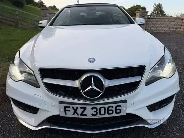 Used Mercedes E220 AMG 170 HP (125 kW) 2013 White Cabriolet