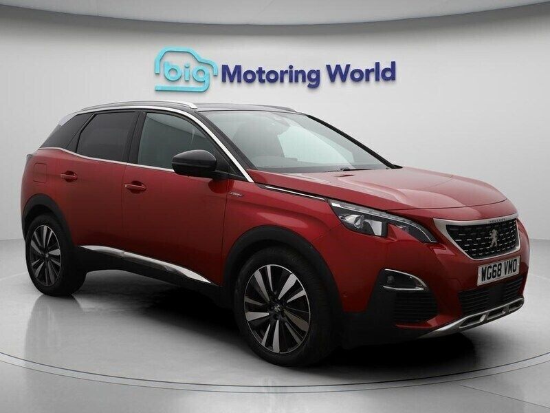 Red Used 2019 Peugeot 3008 Premium Hatchback | £12,400 (Good price) - Image 1/4