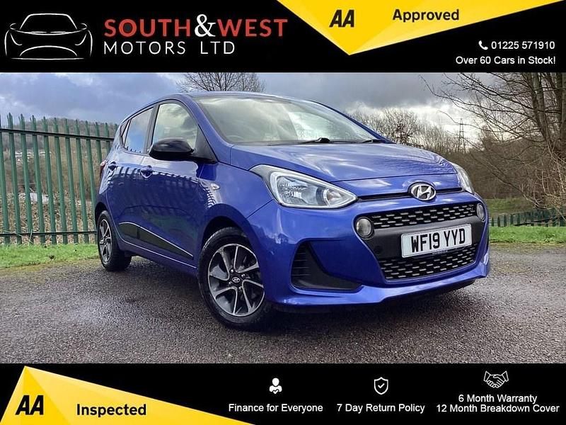 Used Hyundai i10 GO! 66 HP (48 kW) 2019 Blue Hatchback