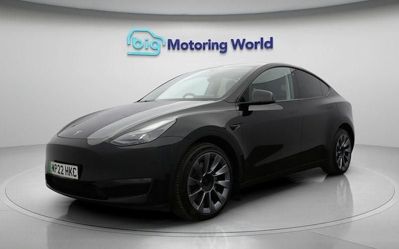 Used Tesla Model Y Long Range AWD 286 kW (389 HP) 2022 Black SUV