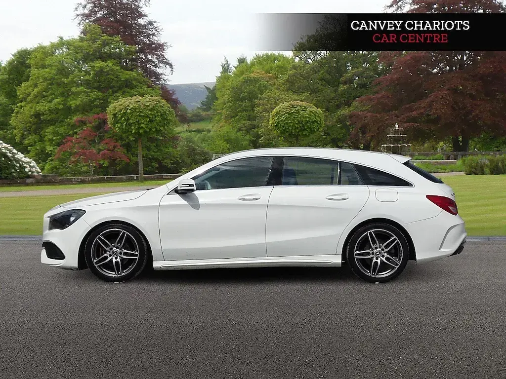 Used Mercedes CLA200 AMG line 154 HP (113 kW) 2018 White Coupe