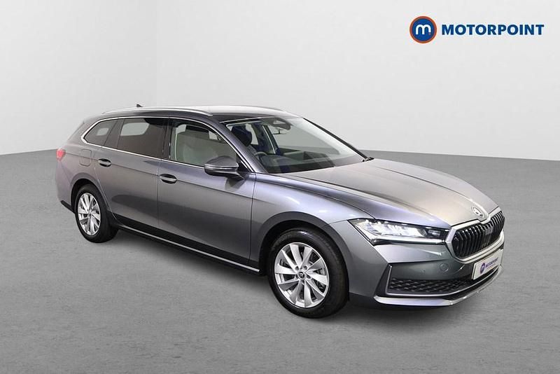 Grey New 2024 Skoda Superb SE Technology Estate | £27,599 (Good price) - Image 1/4