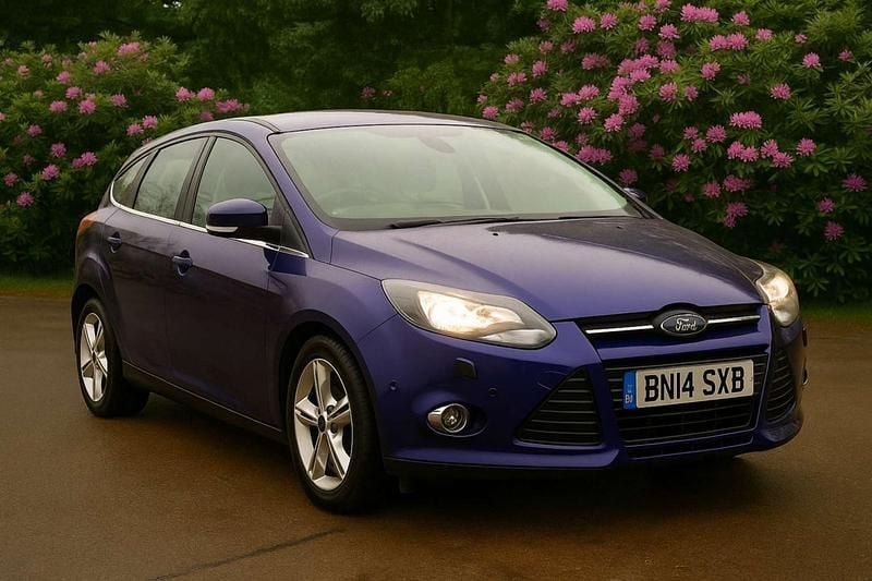 Blue Used 2014 Ford Focus Titanium X Hatchback | £3,995 (Good price) - Image 1/4