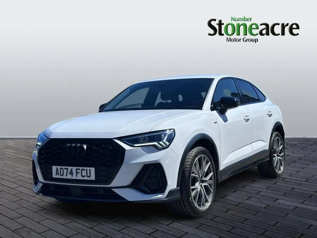 Used Audi Q3 Sportback Black Edition 150 HP (110 kW) 2024 White SUV