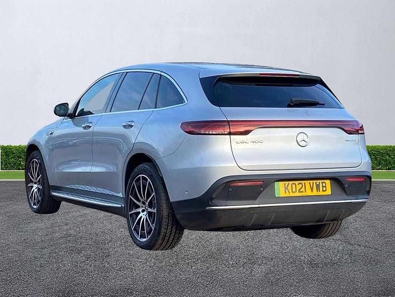 Used Mercedes EQC400 AMG line 300 kW (408 HP) 2021 Silver SUV
