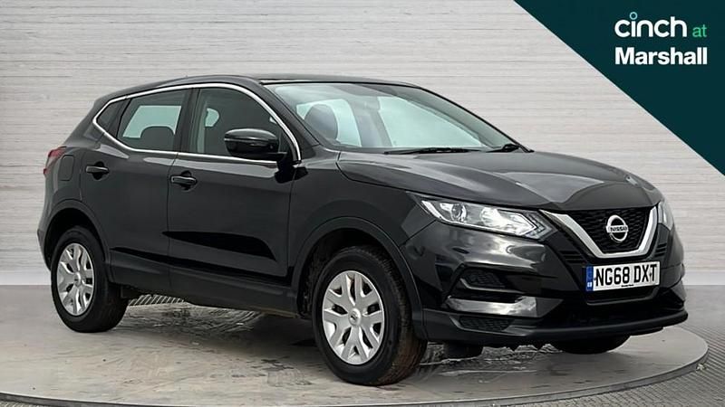 Black Used 2019 Nissan Qashqai Visia SUV | £8,490 (Super price) - Image 1/4