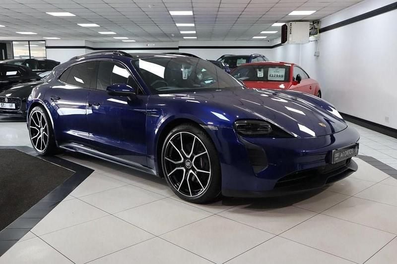 Blue Used 2023 Porsche Taycan Performance Package Sedan | £59,949 - Image 1/4