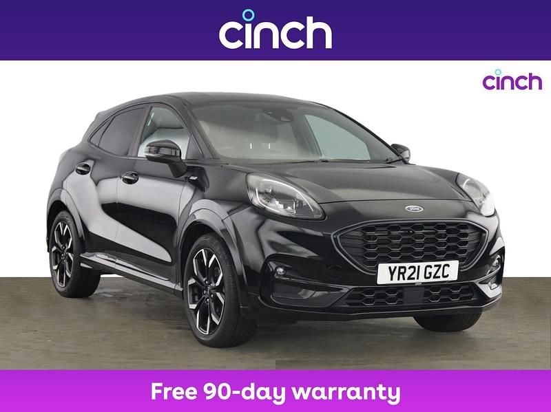 Black Used 2021 Ford Puma Gen-E ST-Line X SUV | £13,969 - Image 1/3