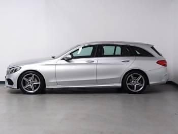 Used Mercedes C220 AMG line 170 HP (125 kW) 2018 Silver Estate