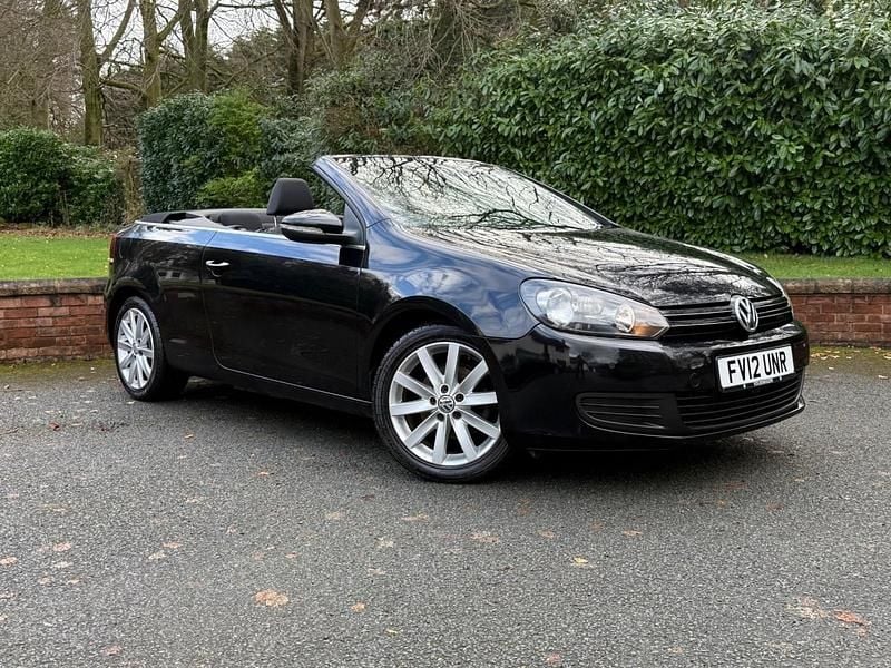Used VW Golf Cabriolet S 2012 Black Cabriolet