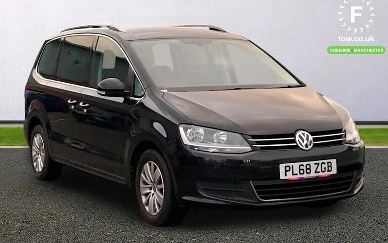 Black Used 2019 VW Sharan SE MPV | £18,899 (Fair price) - Image 1/3