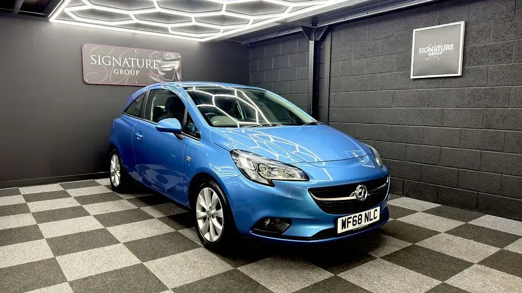 Used Vauxhall Corsa 75 HP (55 kW) 2018 Blue Hatchback