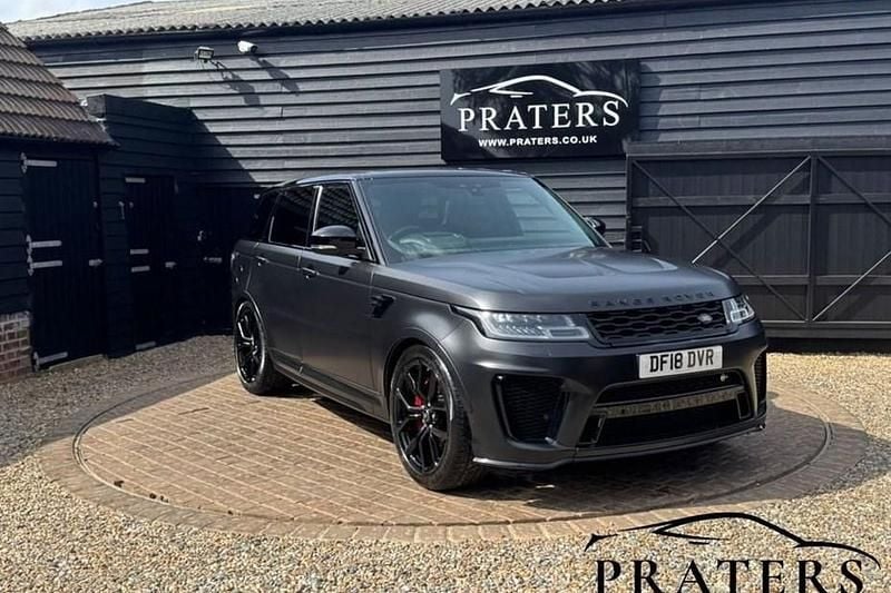 Used Land Rover Range Rover Sport SVR 575 HP (422 kW) 2018 Grey SUV
