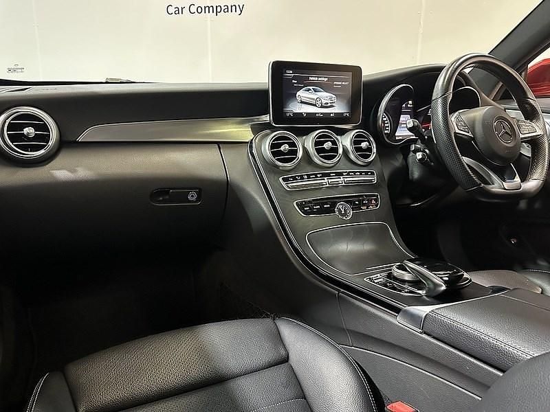 Used Mercedes C300 AMG line 2016 Red Coupe