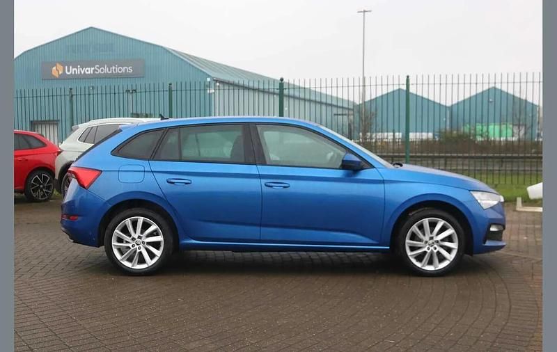 Used Skoda Scala SE L 108 HP (79 kW) 2021 Blue Hatchback