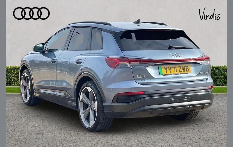 Used Audi Q4 e-tron Advanced Plus 219 kW (299 HP) 2022 Blue SUV