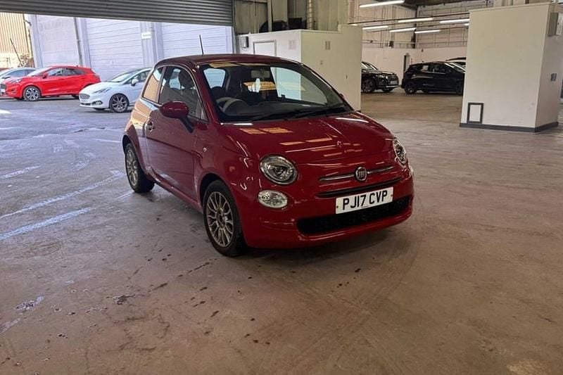 Red Used 2017 Fiat 500 Pop Star Hatchback | £6,890 (Fair price) - Image 1/1