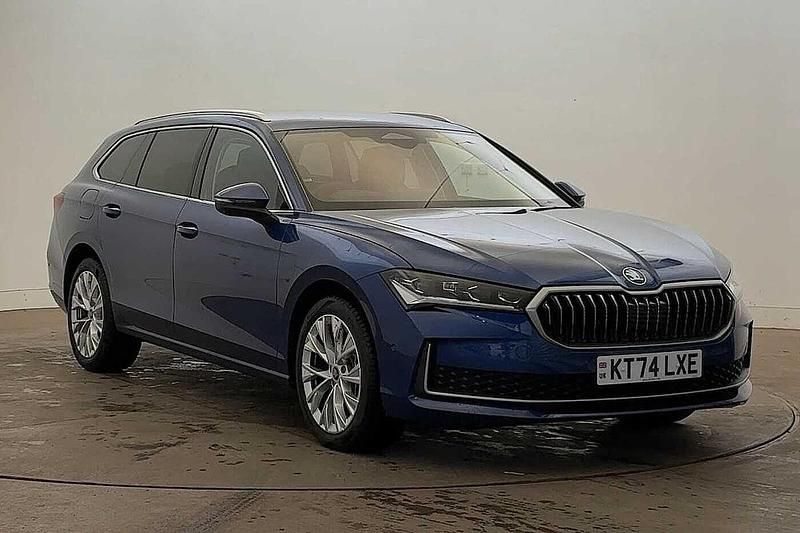 Blue New 2025 Skoda Superb SE L Estate | £30,595 (Fair price) - Image 1/4
