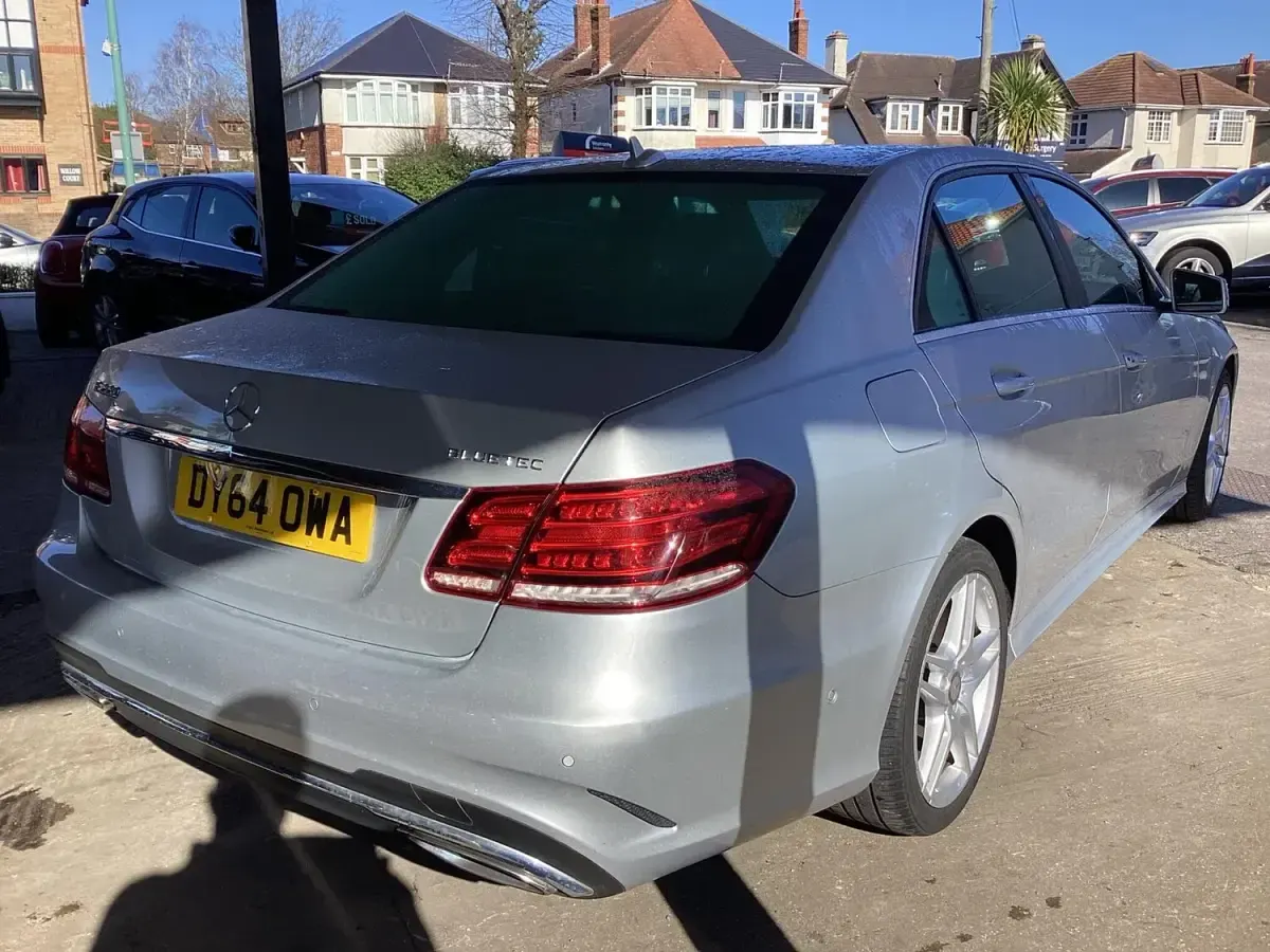 Used Mercedes E220 AMG line 2015 Silver Sedan