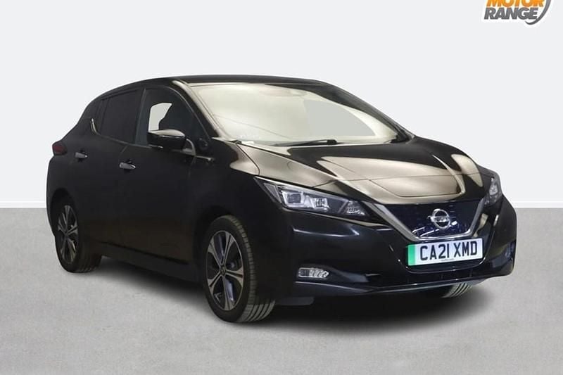 Black Used 2021 Nissan Leaf Tekna Hatchback | £8,295 (Fair price) - Image 1/1