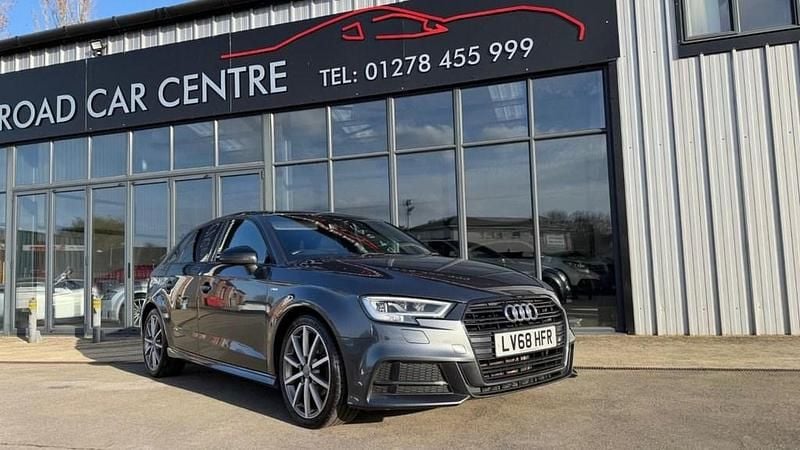 Used Audi A3 Black Edition 2018 Grey Sedan
