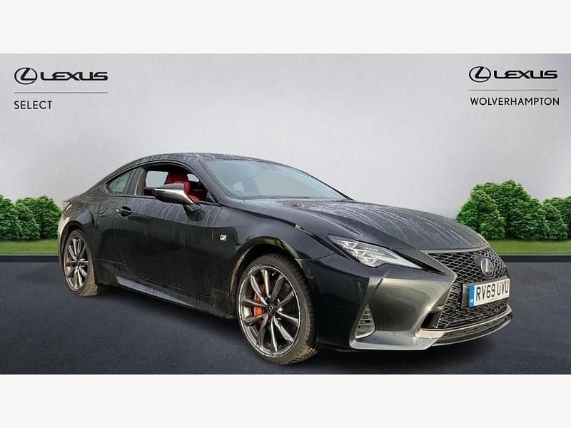 Black Used 2019 Lexus RC300h Sport Line Coupe | £24,497 (Fair price) - Image 1/3