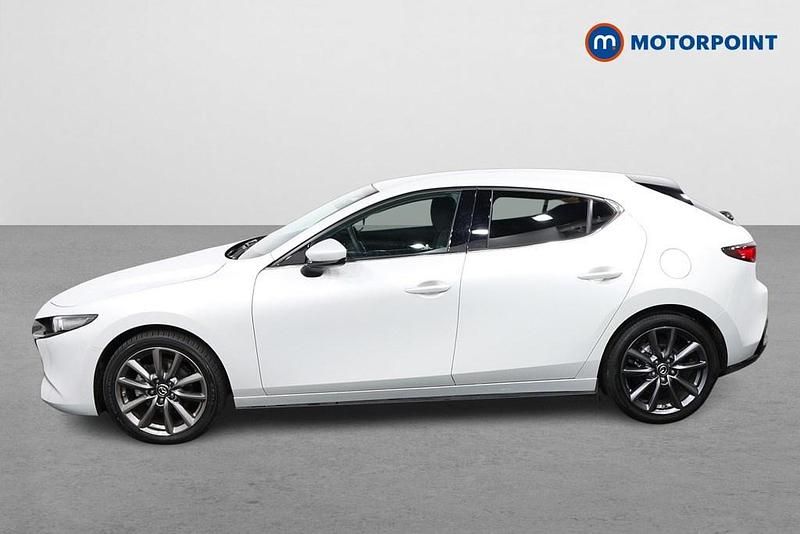 Used Mazda 3 Exclusive-Line 140 HP (102 kW) 2025 White Hatchback