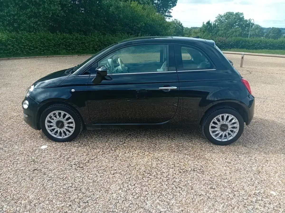 Used Fiat 500 Lounge 69 HP (50 kW) 2019 Black Hatchback