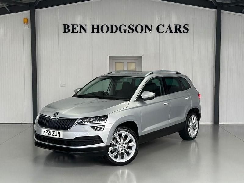 Silver Used 2021 Skoda Karoq SE L SUV | £19,995 (Fair price) - Image 1/4