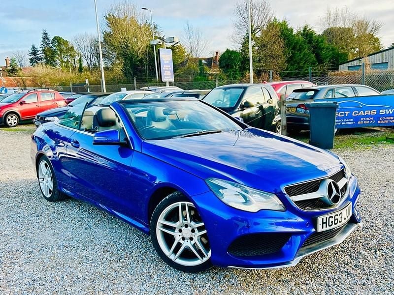 Blue Used 2014 Mercedes E220 AMG Cabriolet | £7,995 (Fair price) - Image 1/4