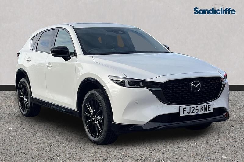 White Used 2025 Mazda CX-5 Homura-Line SUV | £31,556 (Expensive) - Image 1/4