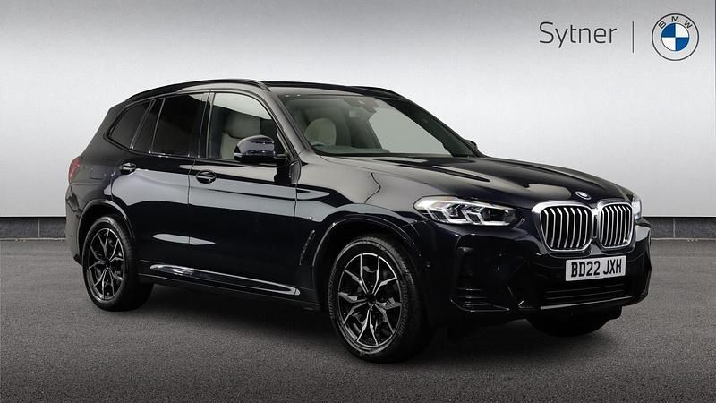 Black Used 2022 BMW X3 M Sport SUV | £37,500 (Fair price) - Image 1/4