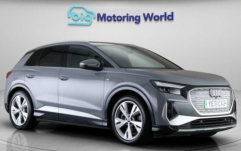 Used 2023 Audi Q4 e-tron S-Line SUV | £20,000 (Good price) - Image 1/4