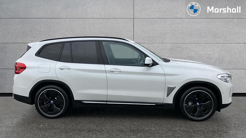 Used BMW iX3 Shadowline 210 kW (286 HP) 2021 Mineral white metallic SUV