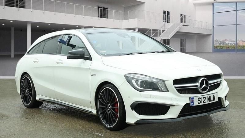 Used Mercedes CLA45 AMG 2015 White Estate